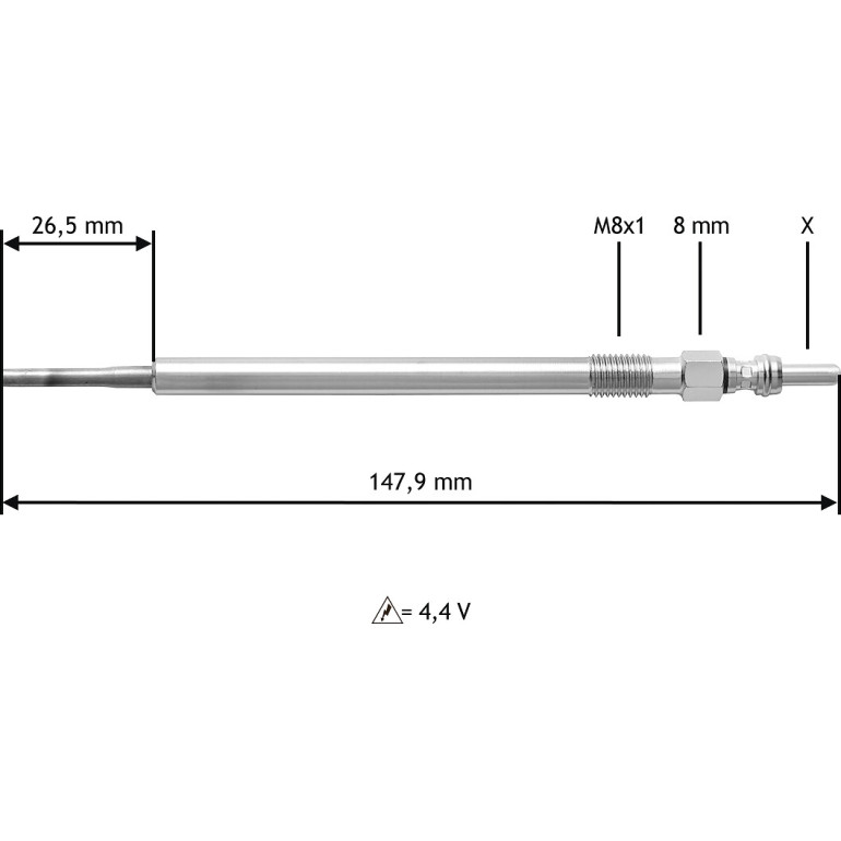 Glühkerze 345142