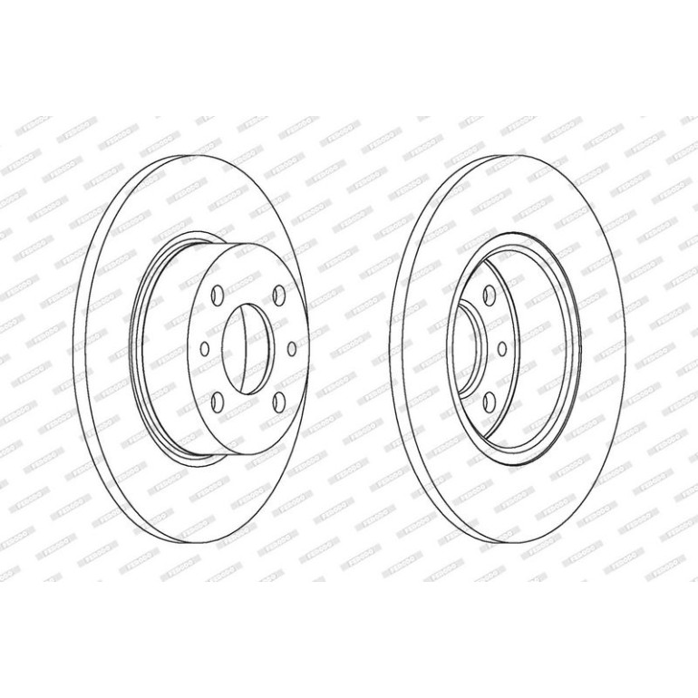 Bremsscheibe DDF066C