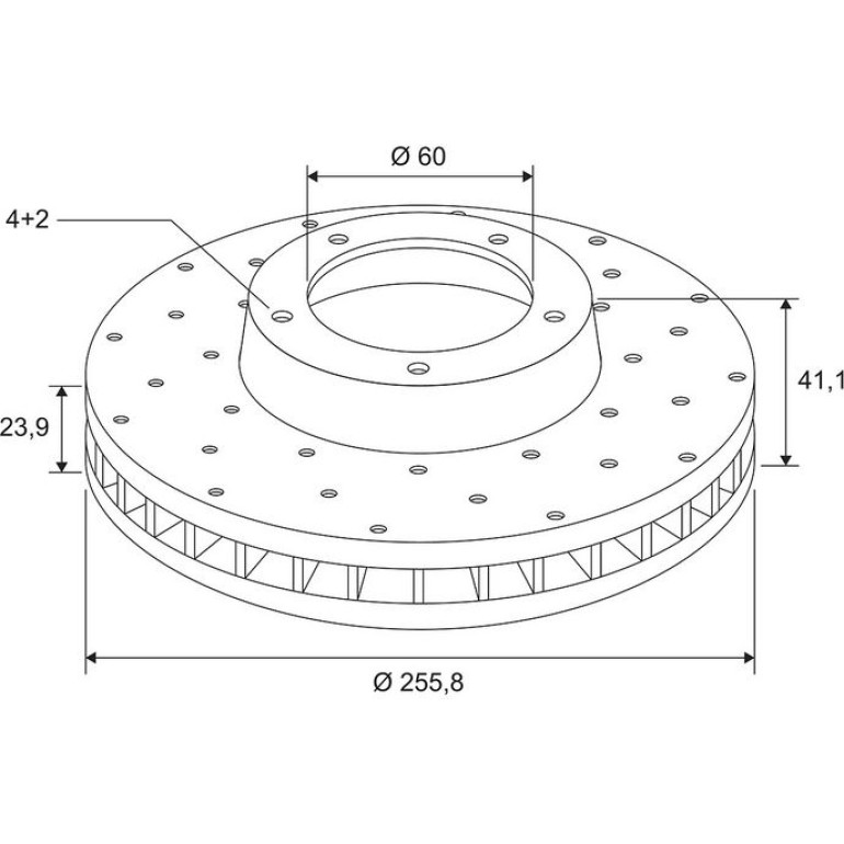 Bremsscheibe 886592 Bremsscheibe 886592