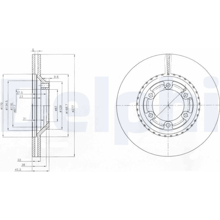 Bremsscheibe BG3679 Bremsscheibe BG3679