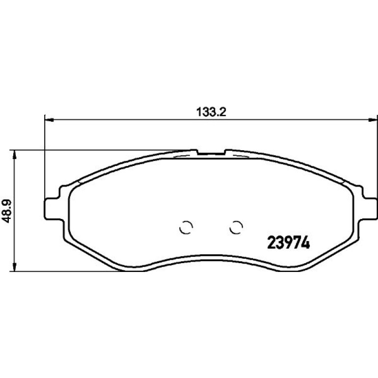 Bremsbelagsatz, Scheibenbremse 8DB 355 011-251 Bremsbelagsatz, Scheibenbremse 8DB 355 011-251