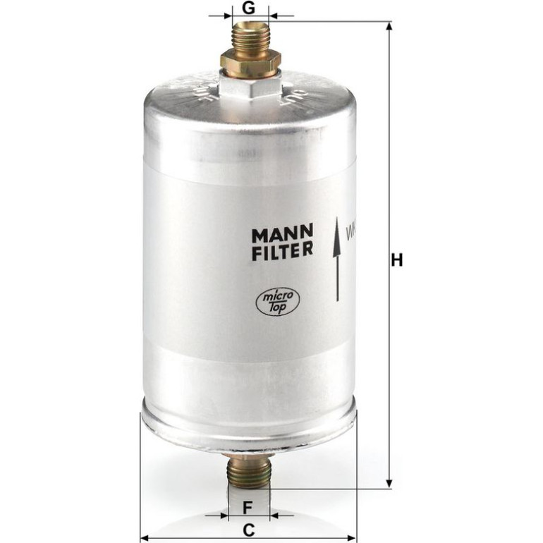 Kraftstofffilter WK 726/2 Kraftstofffilter WK 726/2