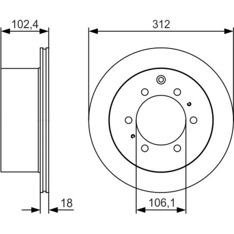 Bremsscheibe 0 986 479 R57