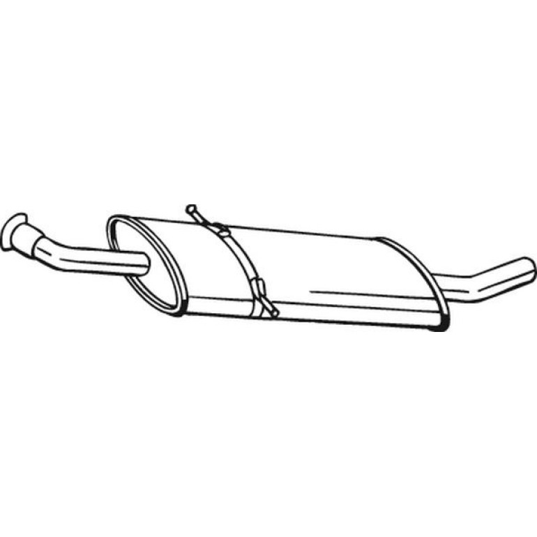 Mittelschalldämpfer 175-017