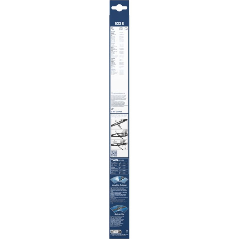 BOSCH 280 S Scheibenwischer Twin 3 397 118 406