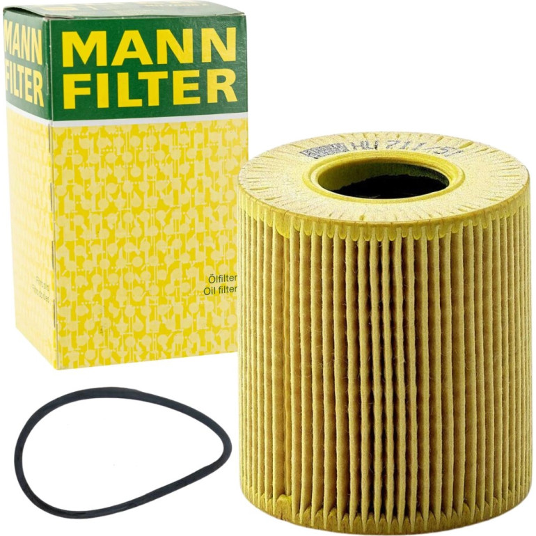 MANN-FILTER HU 711/51 x Ölfilter mit Dichtung, Filtereinsatz MANN-FILTER HU 711/51 x Ölfilter mit Dichtung, Filtereinsatz