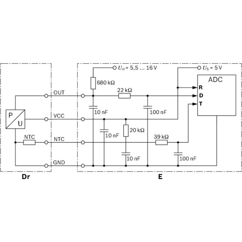 Sensor, Kraftstoffdruck 0 261 230 093