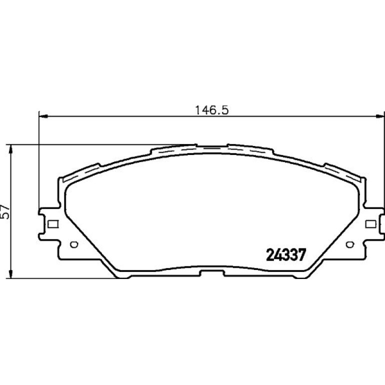 Bremsbelagsatz, Scheibenbremse 8DB 355 006-871