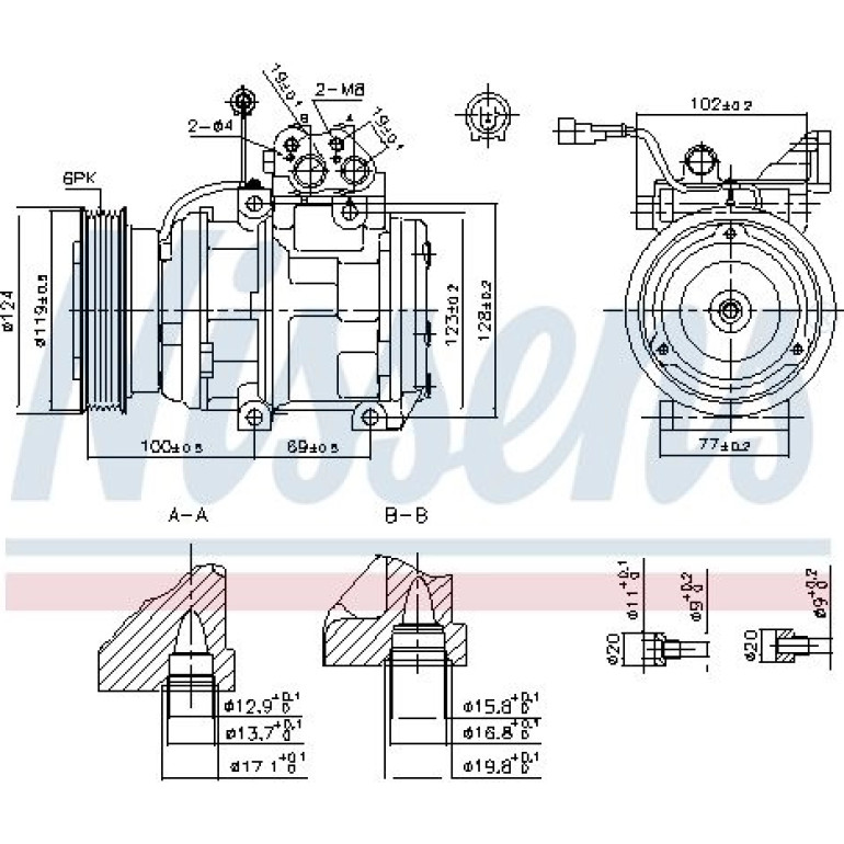 Kompressor, Klimaanlage 89265 Kompressor, Klimaanlage 89265