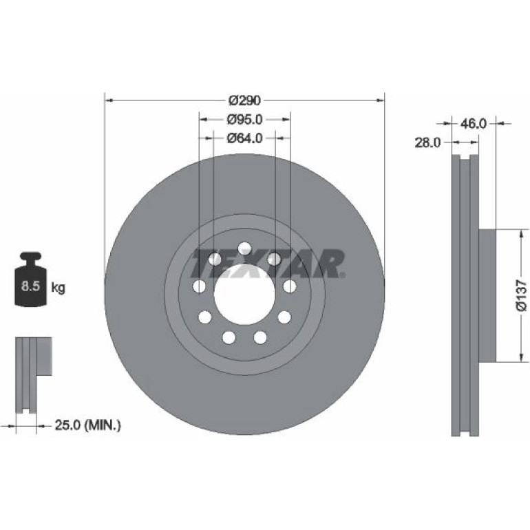 Bremsscheibe 92155700
