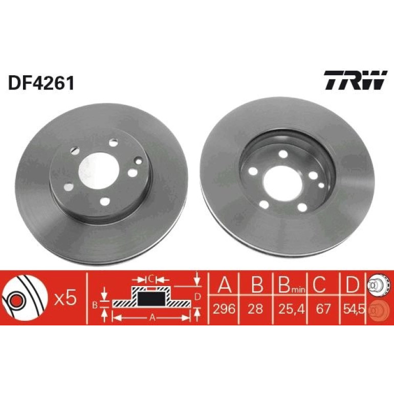 Bremsscheibe DF4261 Bremsscheibe DF4261