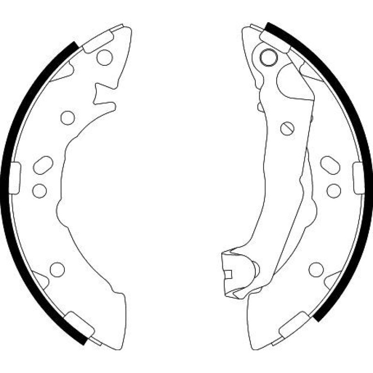 Bremsbackensatz 8DB 355 001-941 Bremsbackensatz 8DB 355 001-941