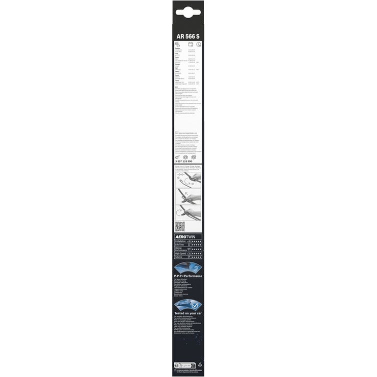 BOSCH AR 566 S Scheibenwischer Aerotwin Retrofit 3 397 118 990 BOSCH AR 566 S Scheibenwischer Aerotwin Retrofit 3 397 118 990