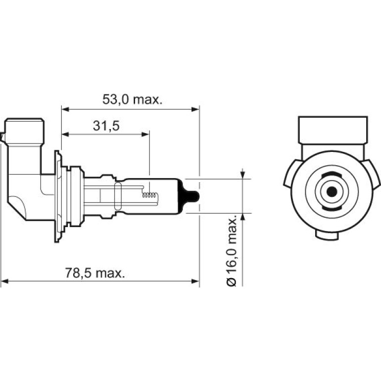 Glühlampe, Fernscheinwerfer 032529