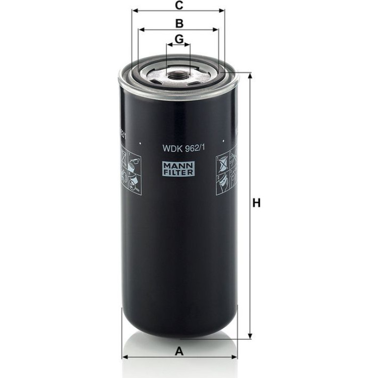 Kraftstofffilter WDK 962/1 Kraftstofffilter WDK 962/1