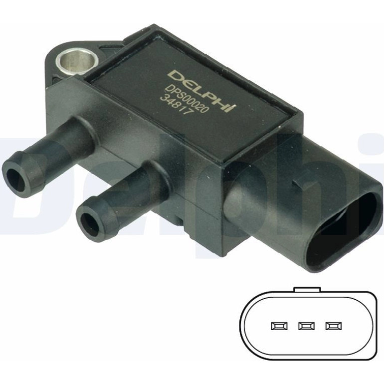 Sensor, Abgasdruck DPS00020