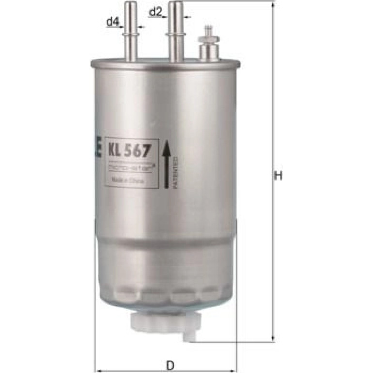 Kraftstofffilter KL 567 Kraftstofffilter KL 567