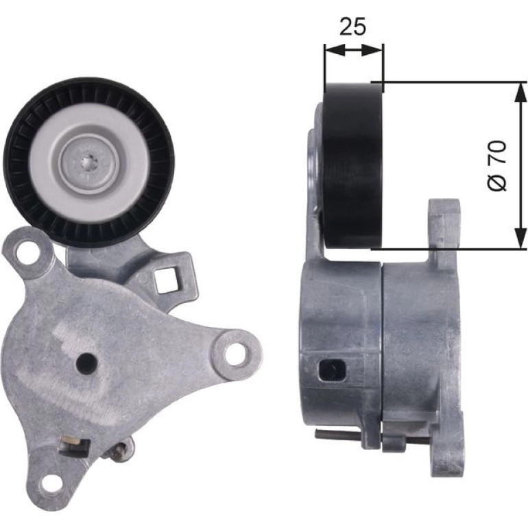 Spannrolle, Keilrippenriemen T39041 Spannrolle, Keilrippenriemen T39041