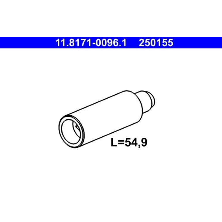 Führungsbolzen, Bremssattel 11.8171-0096.1 Führungsbolzen, Bremssattel 11.8171-0096.1