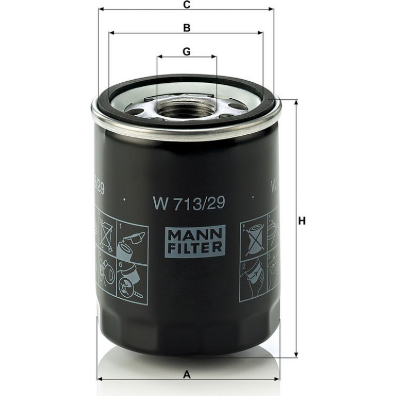 Ölfilter W 713/29 Ölfilter W 713/29