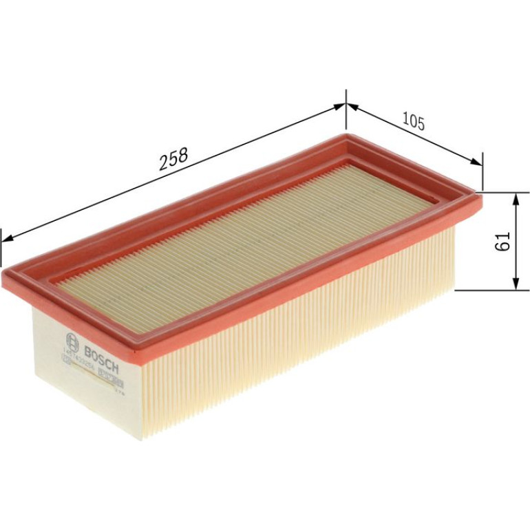 BOSCH 1 457 433 256 Luftfilter BOSCH 1 457 433 256 Luftfilter