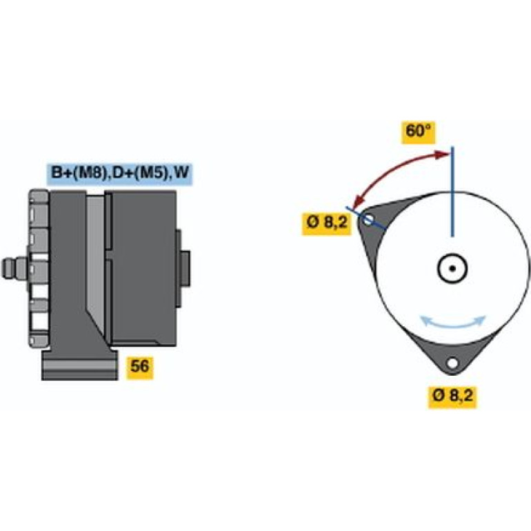Generator 0 120 484 001 Generator 0 120 484 001