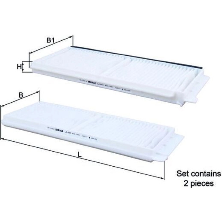 Filter, Innenraumluft LA 483/S Filter, Innenraumluft LA 483/S