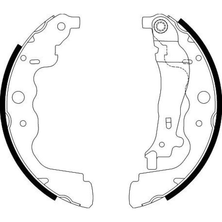 Bremsbackensatz 8DB 355 000-301 Bremsbackensatz 8DB 355 000-301