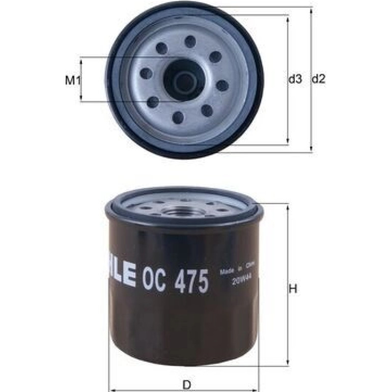 Ölfilter OC 475 Ölfilter OC 475