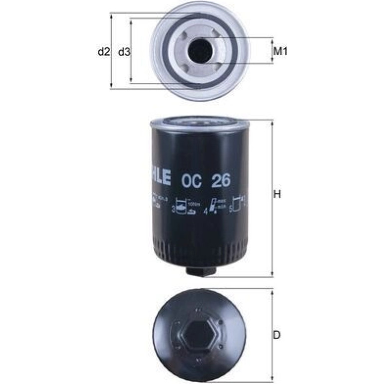 Ölfilter OC 26 Ölfilter OC 26