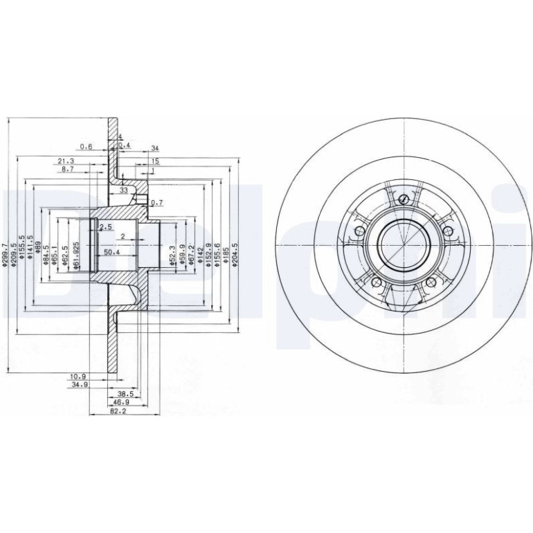 Bremsscheibe BG3686 Bremsscheibe BG3686