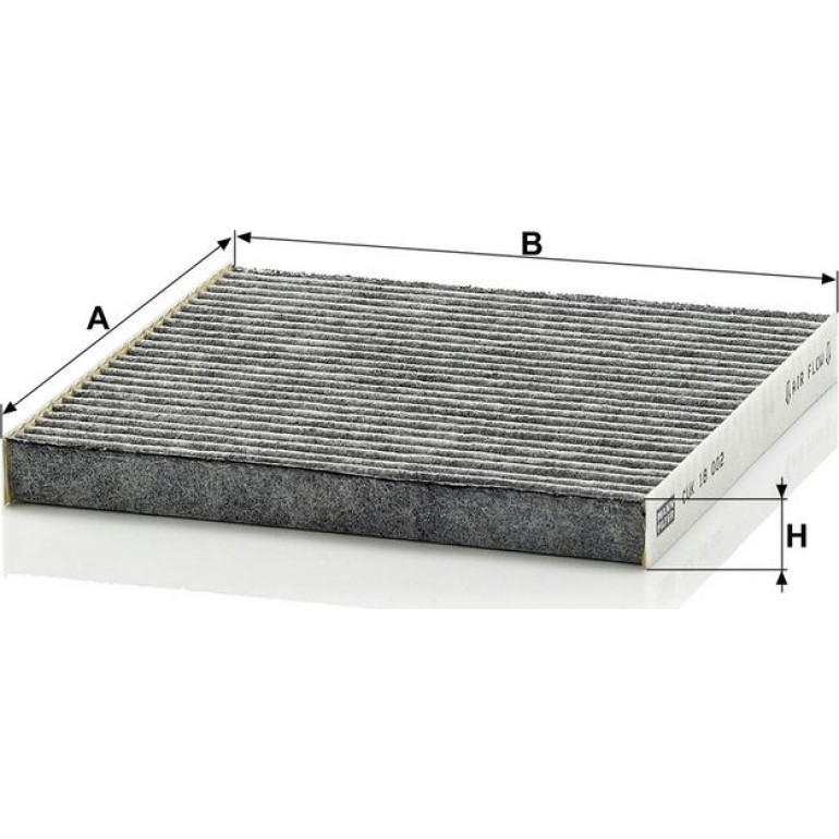 MANN-FILTER CUK 18 002 Innenraumfilter, Aktivkohlefilter MANN-FILTER CUK 18 002 Innenraumfilter, Aktivkohlefilter