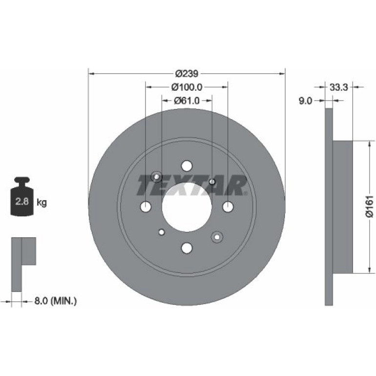 Bremsscheibe 92204000 Bremsscheibe 92204000
