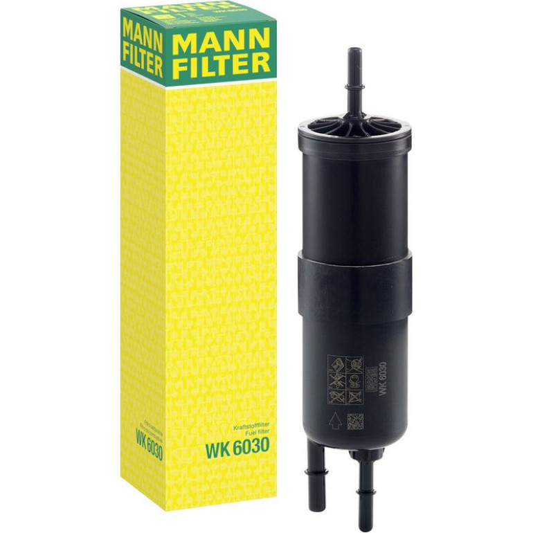 MANN-FILTER WK 6030 Kraftstofffilter Leitungsfilter, 9,5mm, 8mm MANN-FILTER WK 6030 Kraftstofffilter Leitungsfilter, 9,5mm, 8mm