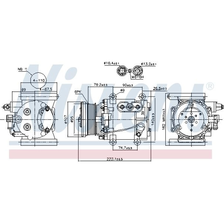 Kompressor, Klimaanlage 89241 Kompressor, Klimaanlage 89241