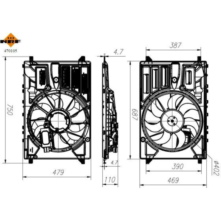 Lüfter, Motorkühlung 470105