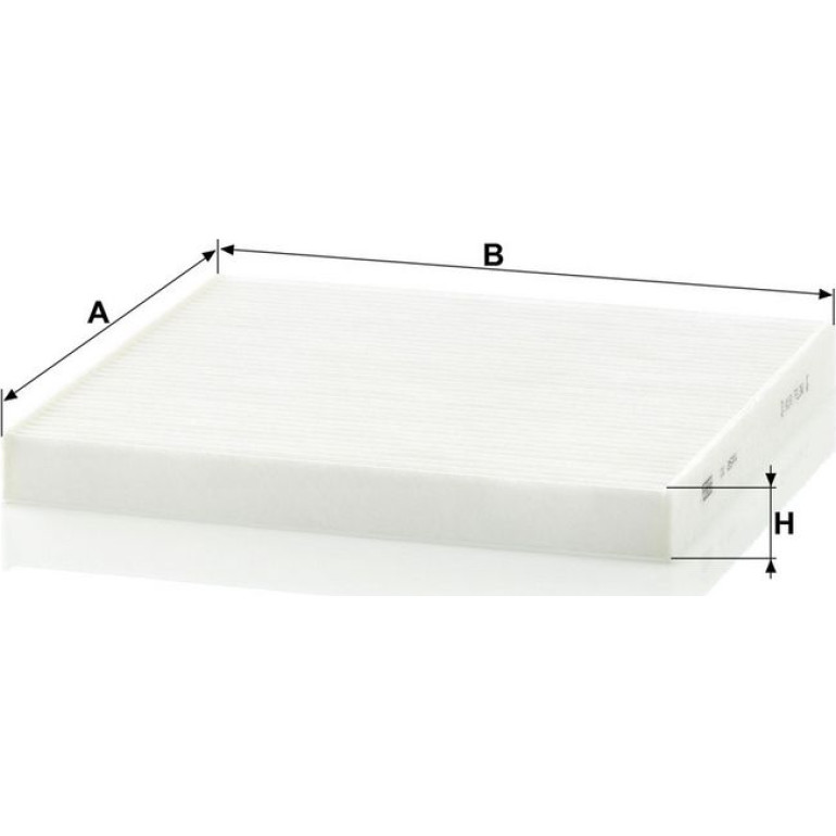 MANN-FILTER CU 2544 Innenraumfilter, Partikelfilter