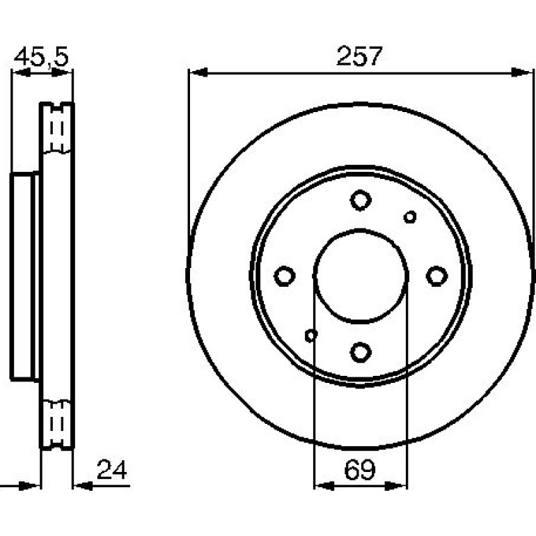 Bremsscheibe 0 986 478 774 Bremsscheibe 0 986 478 774