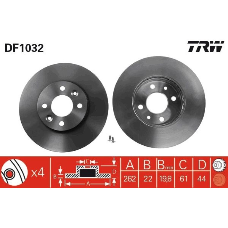 Bremsscheibe DF1032