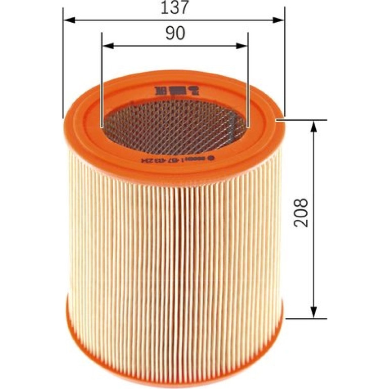BOSCH 1 457 433 234 Luftfilter BOSCH 1 457 433 234 Luftfilter