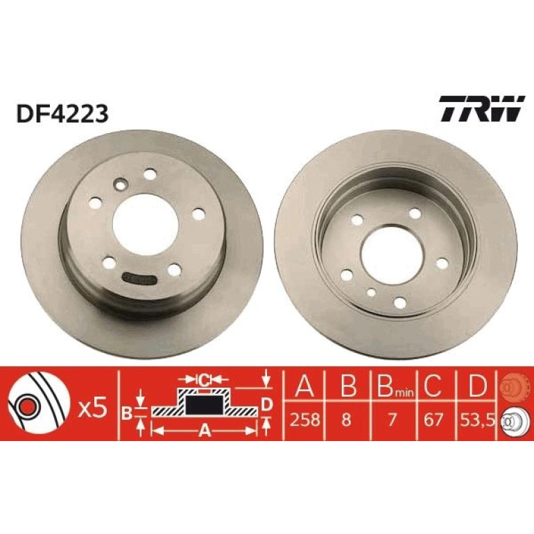Bremsscheibe DF4223