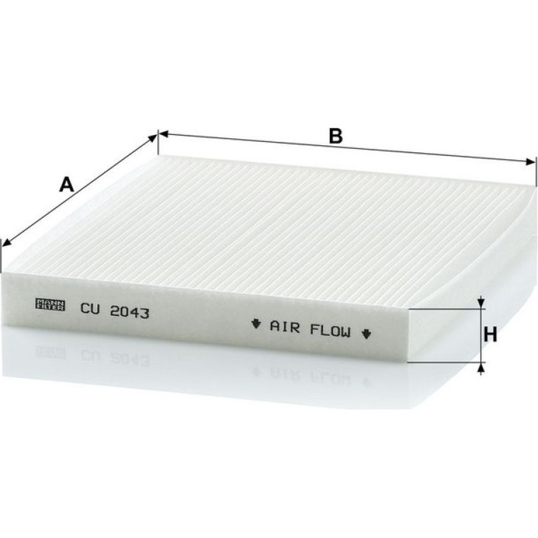 MANN-FILTER CU 2043 Innenraumfilter, Partikelfilter