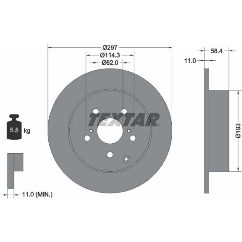 Bremsscheibe 92222500 Bremsscheibe 92222500