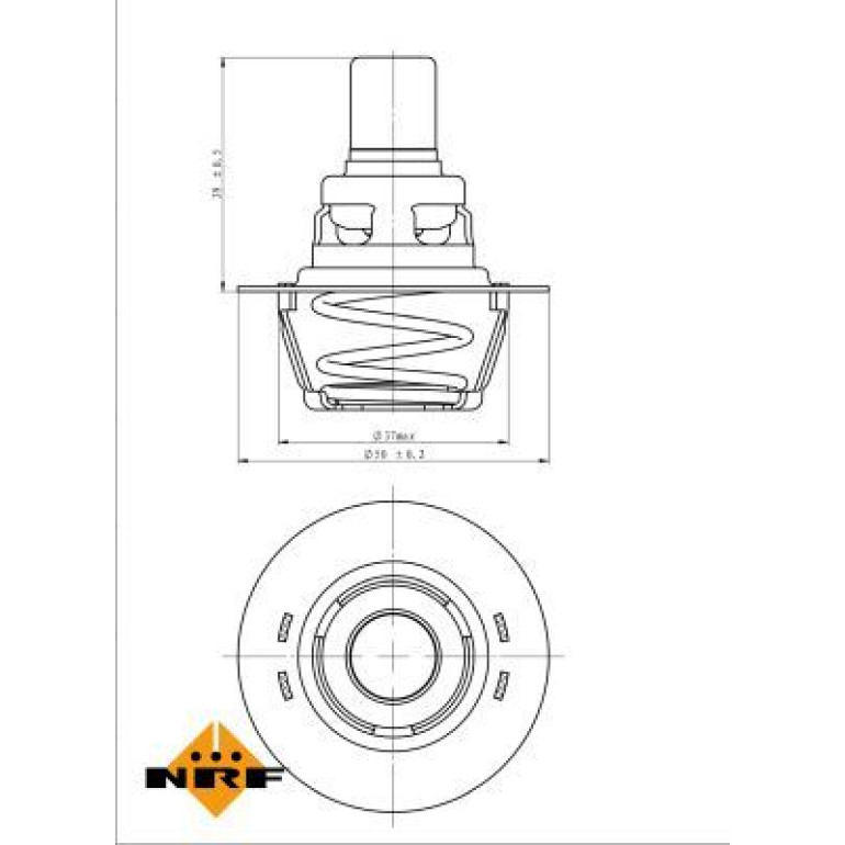 Thermostat, Kühlmittel 725141