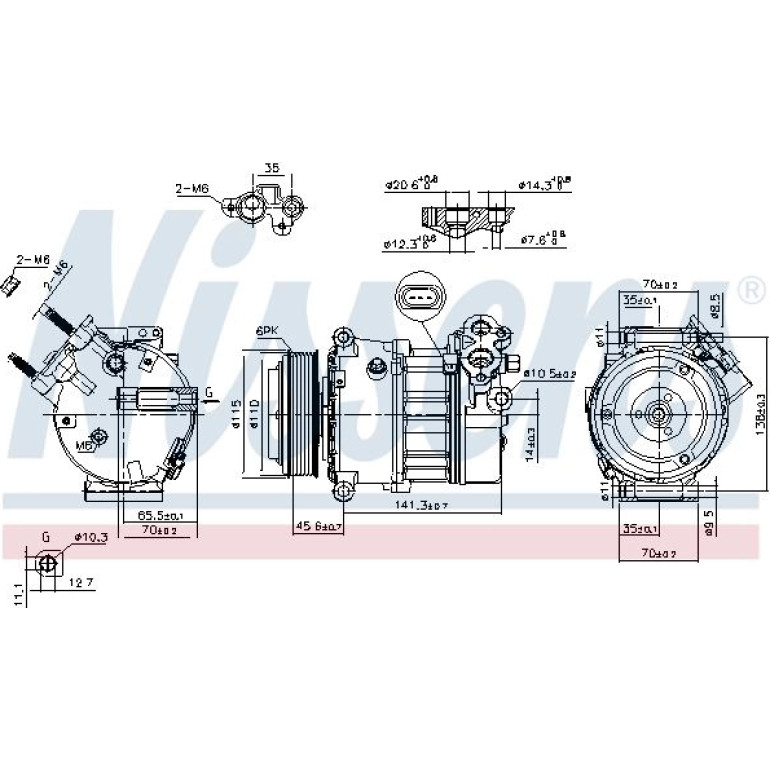 Kompressor, Klimaanlage 890617