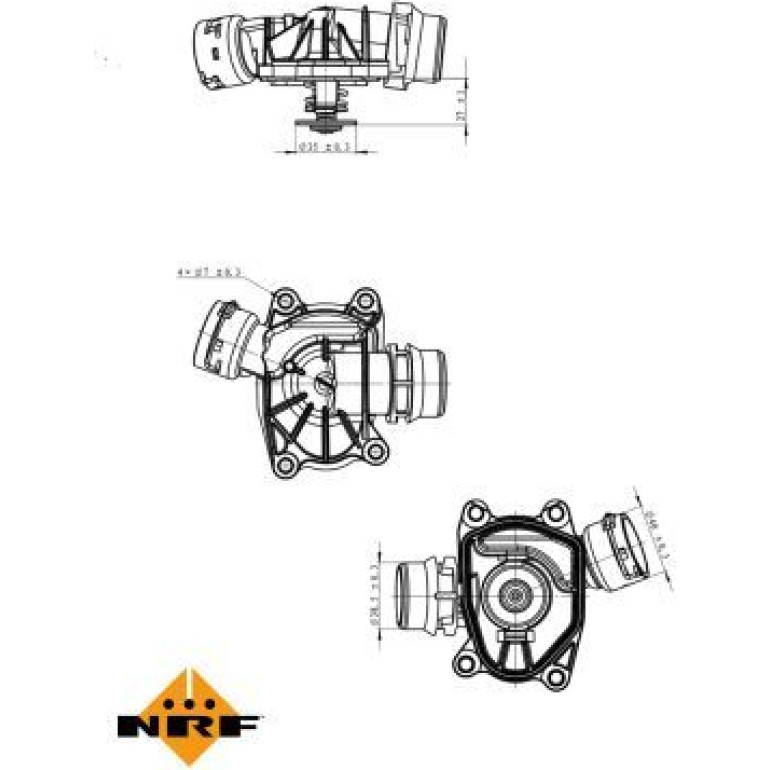 Thermostat, Kühlmittel 725091
