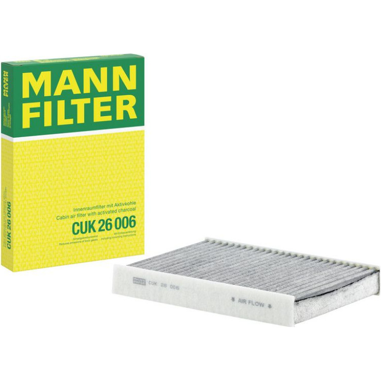 MANN-FILTER CUK 26 006 Innenraumfilter, Aktivkohlefilter MANN-FILTER CUK 26 006 Innenraumfilter, Aktivkohlefilter