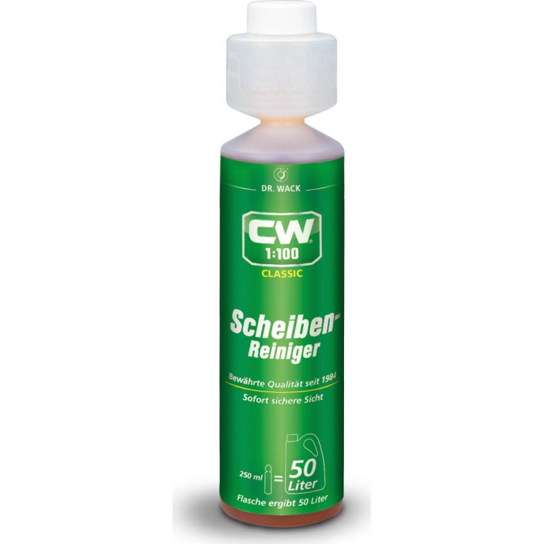DR. Wack 1710 Scheibenwischwasser CW1:100 Classic Konzentrat DR. Wack 1710 Scheibenwischwasser CW1:100 Classic Konzentrat