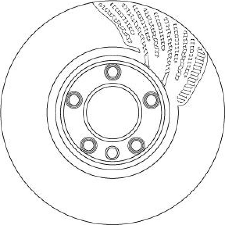 Bremsscheibe DF6697S Bremsscheibe DF6697S