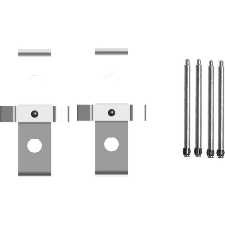 Zubehörsatz, Scheibenbremsbelag 8DZ 355 205-021 Zubehörsatz, Scheibenbremsbelag 8DZ 355 205-021